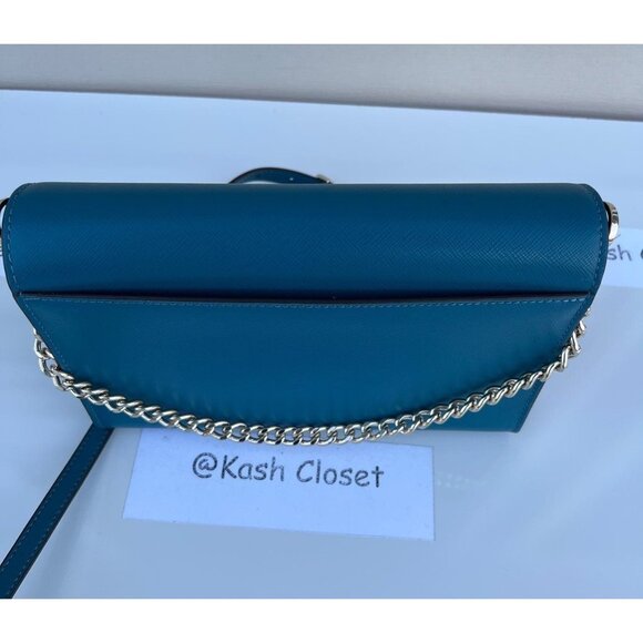 Kate Spade crossbody carson purse convertible shoulder bag dark peaco - Picture 8 of 9